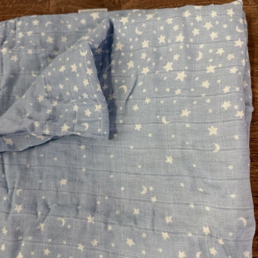 Aden + Anais Safari‎ Animal Baby Swaddle Blanket Blue Starry Night 47